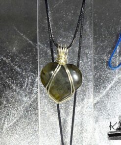 Pendentif Urek - cœur en labradorite – Image 5