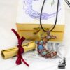 Trésor-box Stella - lune en cuivre et perles en aigue-marine