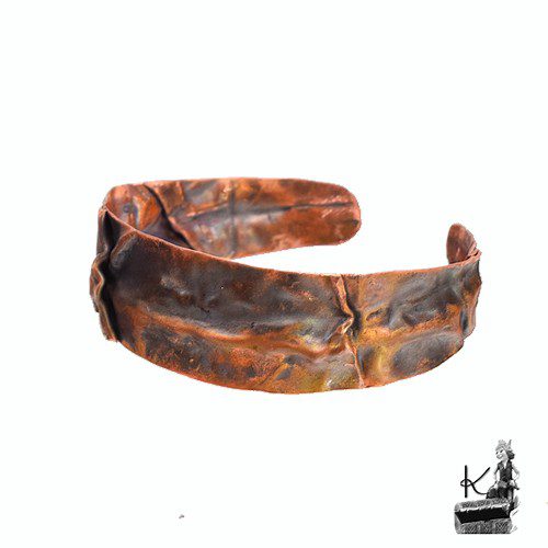 Réservé : Bracelet manchette Fauve - cuivre naturel – Image 5