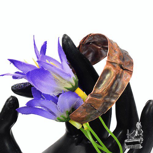 Réservé : Bracelet manchette Fauve - cuivre naturel – Image 2