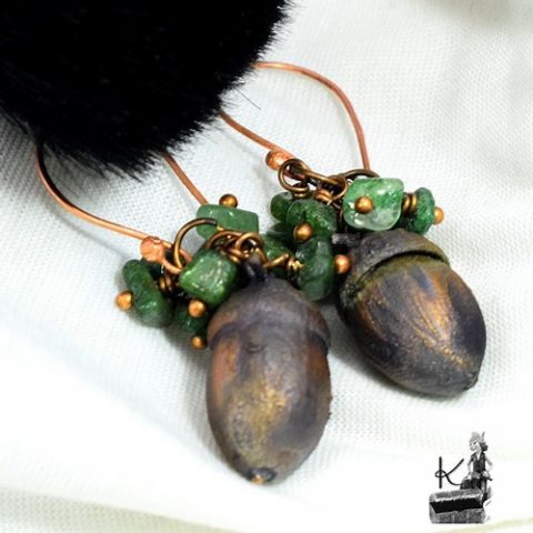 Boucles d'Oreilles Gland Perle Goutte de Sang d'Halloween – Retro Stage