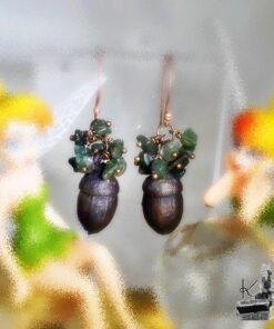 Boucles d'oreille Oaku - jade et cuivre – Image 7