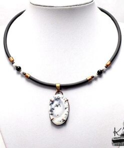 Collier Merlin - merlinite sertie cuivre – Image 2
