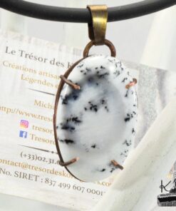 Collier Merlin - merlinite sertie cuivre – Image 3