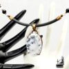 pendentif merlin - opale dentrite sertie