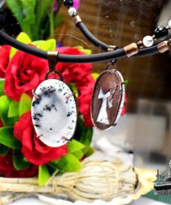 Collier Merlin - merlinite sertie cuivre – Image 6