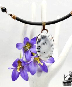Collier Merlin - merlinite sertie cuivre – Image 4