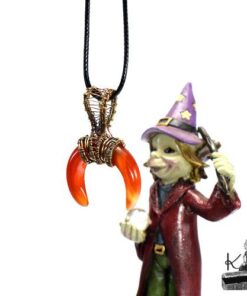 Pendentif Sohalia - lune en cornaline – Image 6