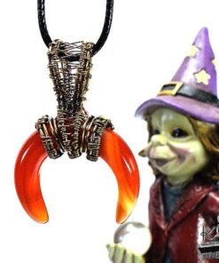 Pendentif Sohalia - lune en cornaline – Image 5