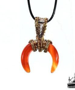 Pendentif sohalia en cornaline