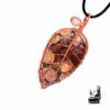 pendentif phyllis en jaspe bois