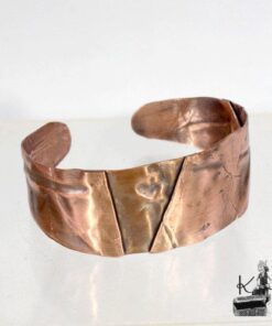 bracelet manchette polda en cuivre