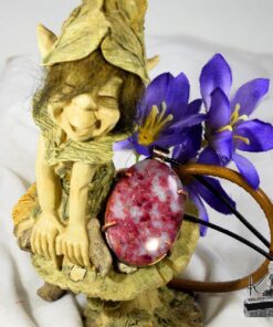Pendentif Alys - thulite sertie cuivre – Image 3