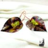 boucles d'oreille adela en cuivre et peridot