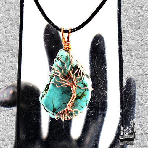Pendentif arbre de vie Heodes - howlite – Image 7