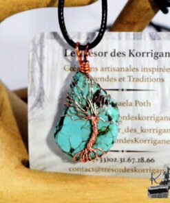 Pendentif arbre de vie Heodes - howlite – Image 3