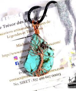 Pendentif arbre de vie Heodes - howlite – Image 2