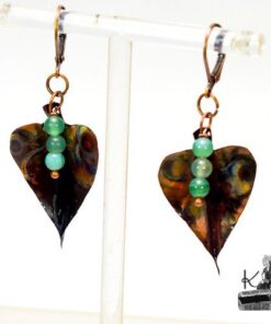 Boucles d'oreille Deryn - onyx agate – Image 6