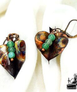 Boucles d'oreille Deryn - onyx agate – Image 3