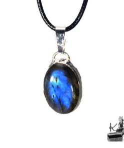 Réservé : Pendentif Cathy - labradorite bleue – Image 4
