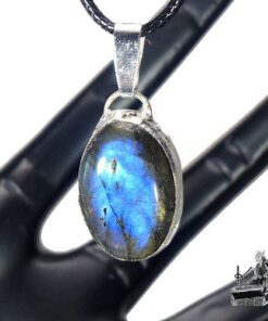 Réservé : Pendentif Cathy - labradorite bleue – Image 3