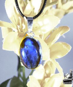 Réservé : Pendentif Cathy - labradorite bleue – Image 2