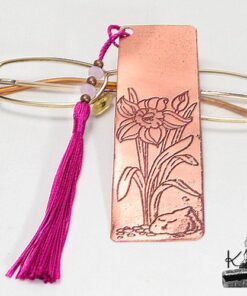 kalan marque pages en cuivre gravé