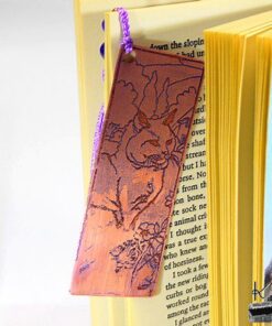 marque pages en cuivre gravé lucifer