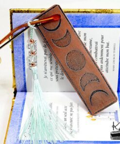 Marque pages en cuivre gravé Nokomis