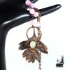 Collier Beren avec pierre de lune et quartz rose