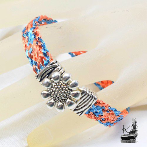 Bracelet Eyvor en cuivre naturel et coloré