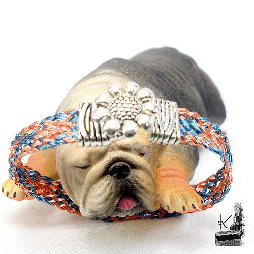 Bracelet tressé Eyvor - en cuivre naturel et coloré – Image 5