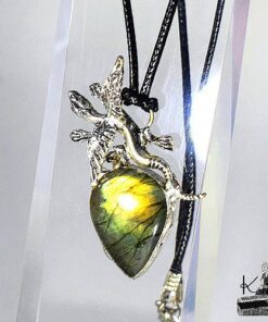 Pendentif Gronk - labradorite et dragon – Image 6