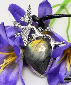 Pendentif Gronk - labradorite et dragon – Image 5