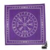 nappe pour tarot futhark violette