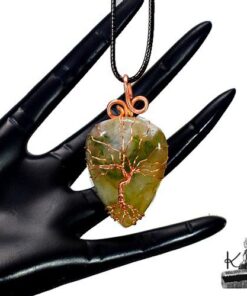 Pendentif Arbre de vie Neacel - agate mousse – Image 8
