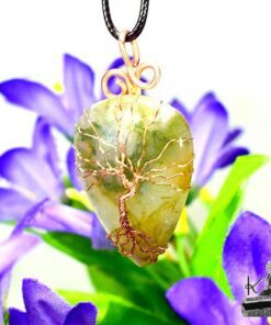Pendentif Arbre de vie Neacel - agate mousse – Image 7