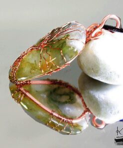 Pendentif Arbre de vie Neacel - agate mousse – Image 5