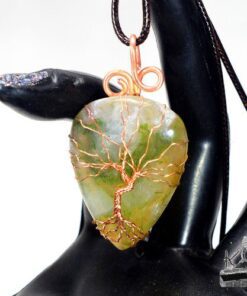Pendentif Arbre de vie Neacel - agate mousse – Image 2