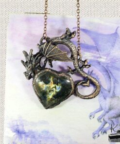 Réservé : Trésor-Box dragon Rhaegal - labradorite – Image 8