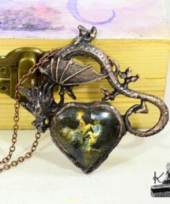 Réservé : Trésor-Box dragon Rhaegal - labradorite – Image 7