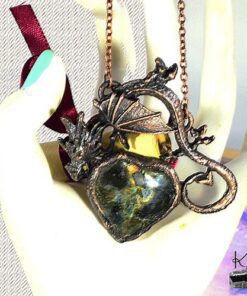 Réservé : Trésor-Box dragon Rhaegal - labradorite – Image 4