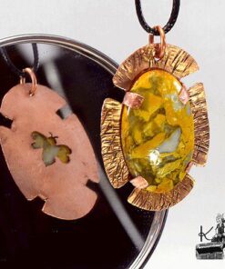 pendentif maya en jaspe maligano