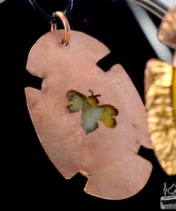 Pendentif Mireille - jaspe maligano et cuivre – Image 6