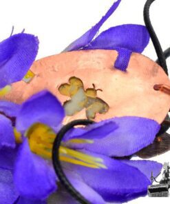 Pendentif Mireille - jaspe maligano et cuivre – Image 3