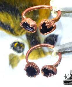 Bague Eluri - améthyste et cuivre taille 55 – Image 5