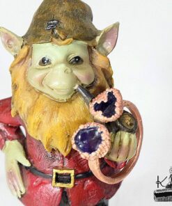 Bague Eluri - améthyste et cuivre taille 55 – Image 2