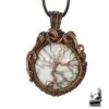 pendentif Hoela -arbre de vie sur howlite