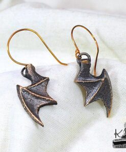 boucles d'oreille Holth en cuivre