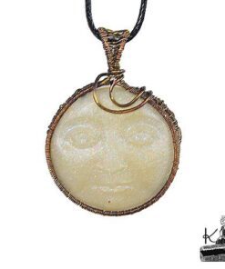 Pendentif Diane - wire wrapped en cuivre – Image 8